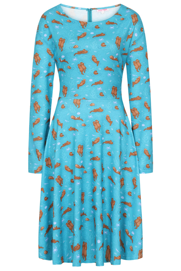 Sofia Otters Blue Dress