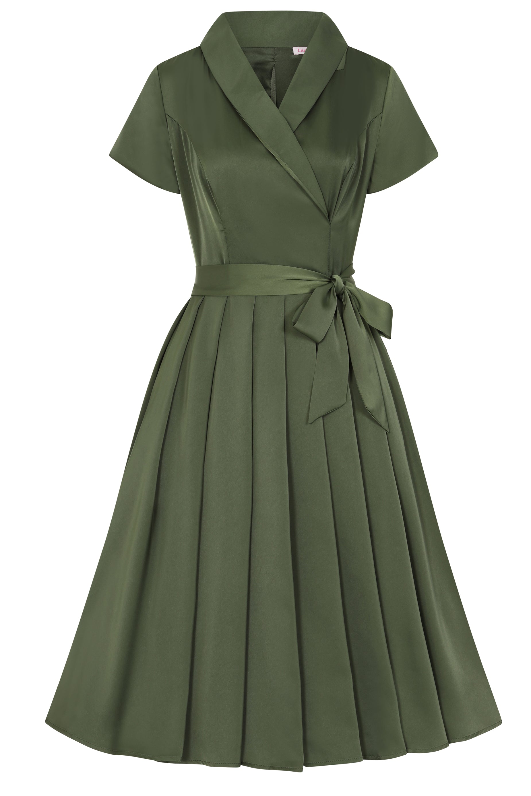 Melissa Olive Satin Dress Little Wings Factory