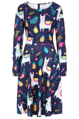 Sofia Vintage Llamas Dress