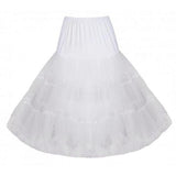 1950's Style Vintage Petticoat White