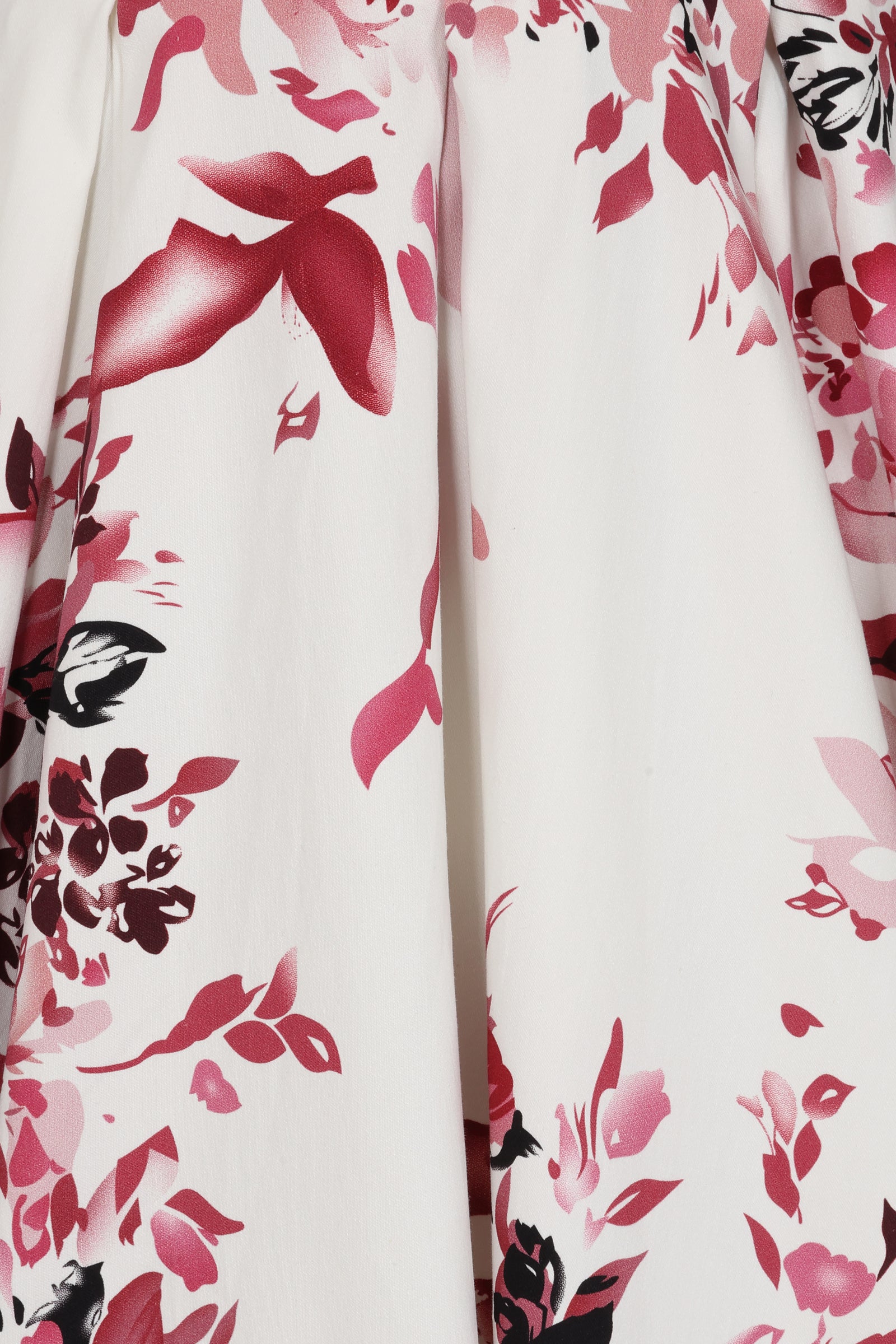 Liana Floral Burgundy & White Dress  Little Wings Factory