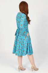 Sofia Otters Blue Dress