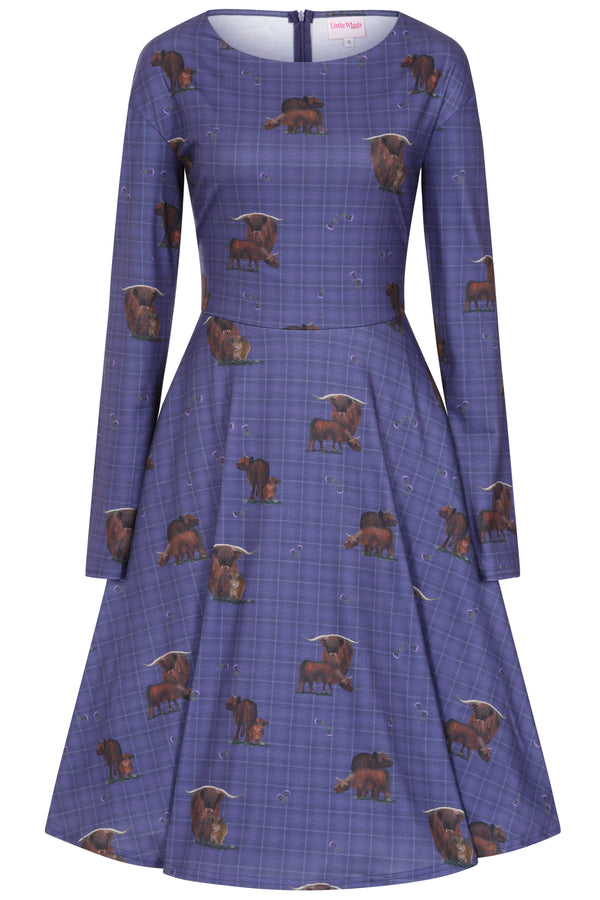 Sofia Highland Cows Dress