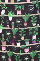 Succulent Bookcase Dungaree