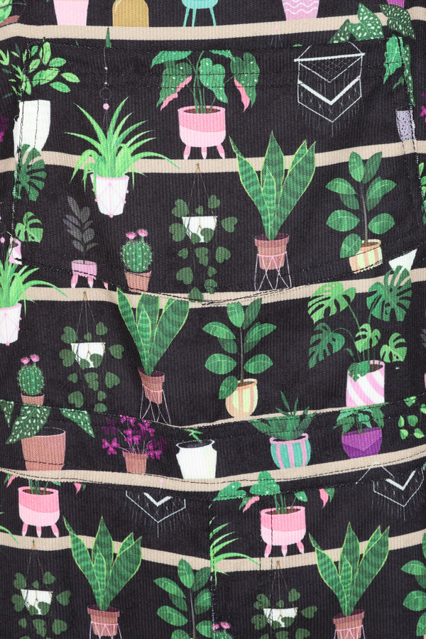 Succulent Bookcase Dungaree