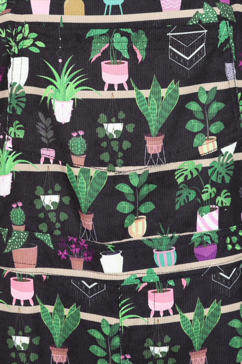 Succulent Bookcase Dungaree