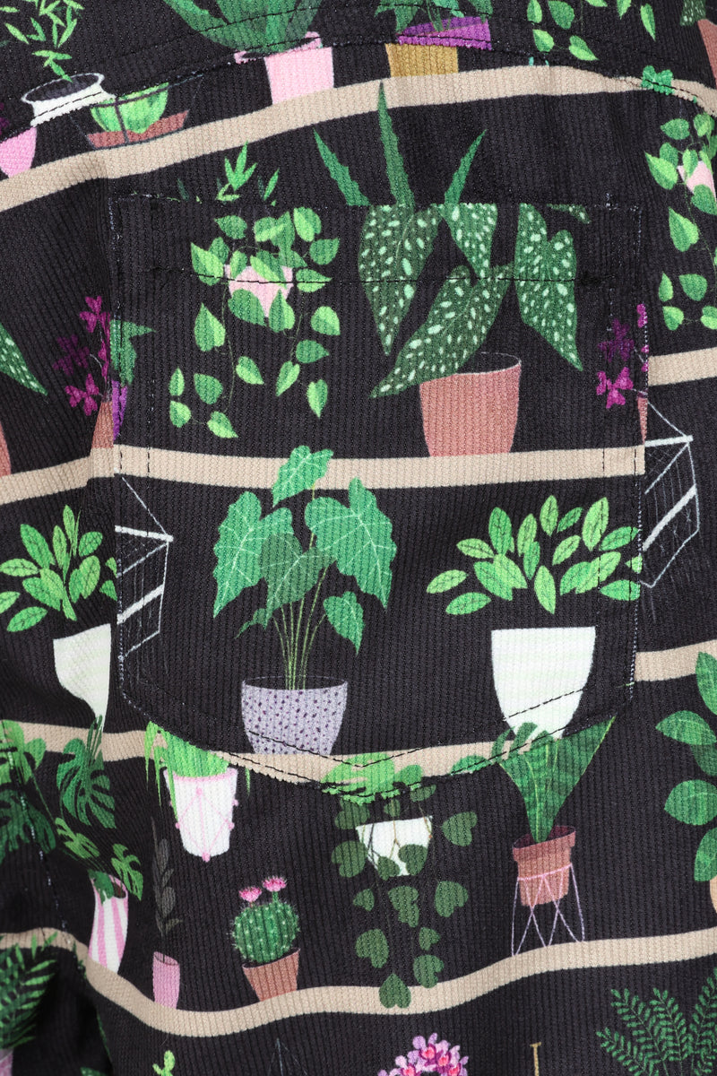 Succulent Bookcase Dungaree