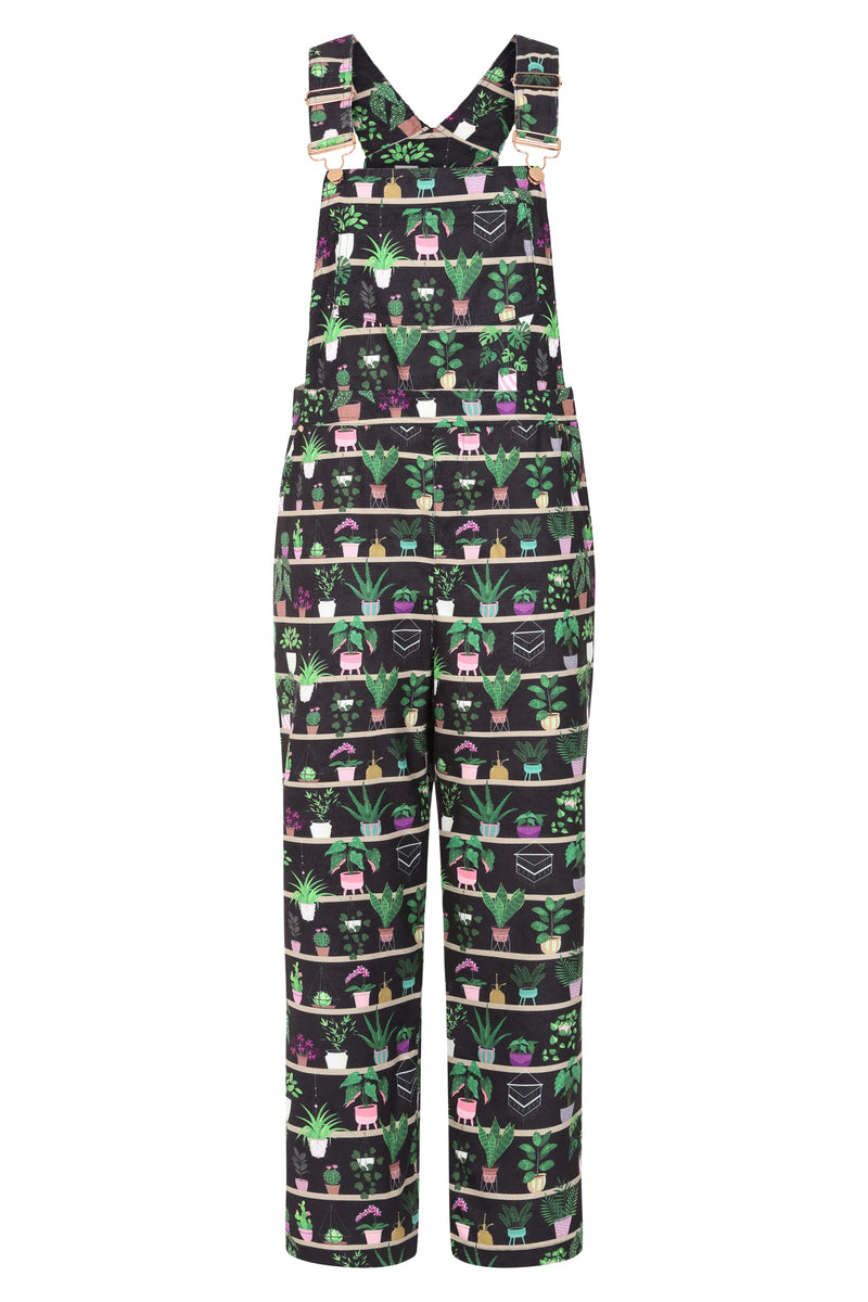 Succulent Bookcase Dungaree