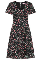 Betty Black Cherries Dress
