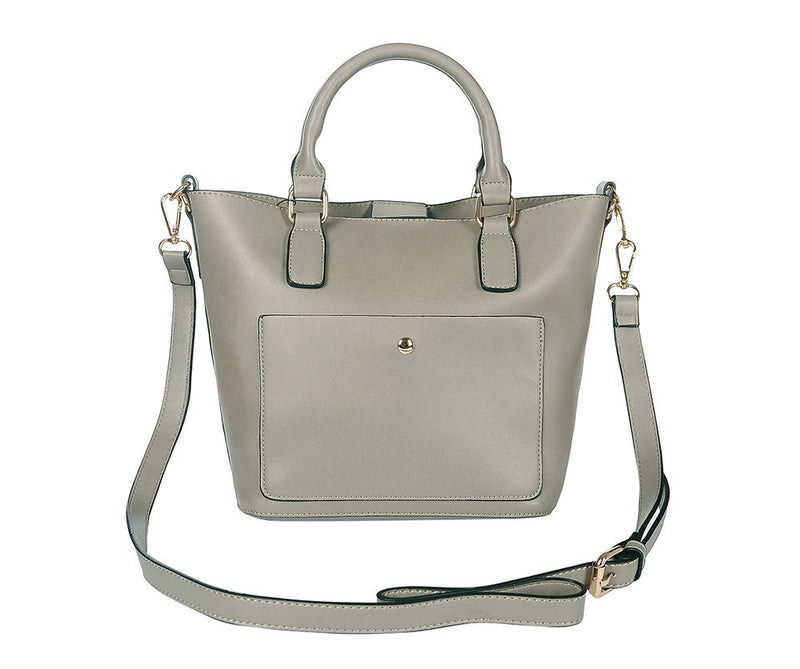The Compact Handheld Bag in Grey