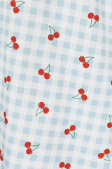 Dina Cherry Gingham Dress