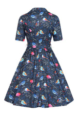 Dina Wild Birds Dress