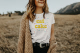 Eat Cake Logo Tee