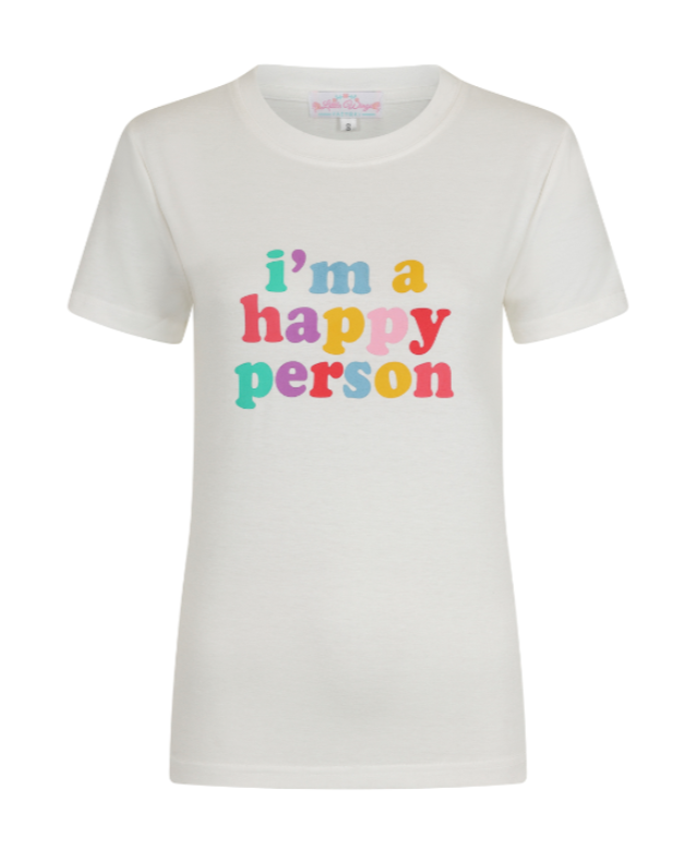 Im A Happy Person Logo Tee