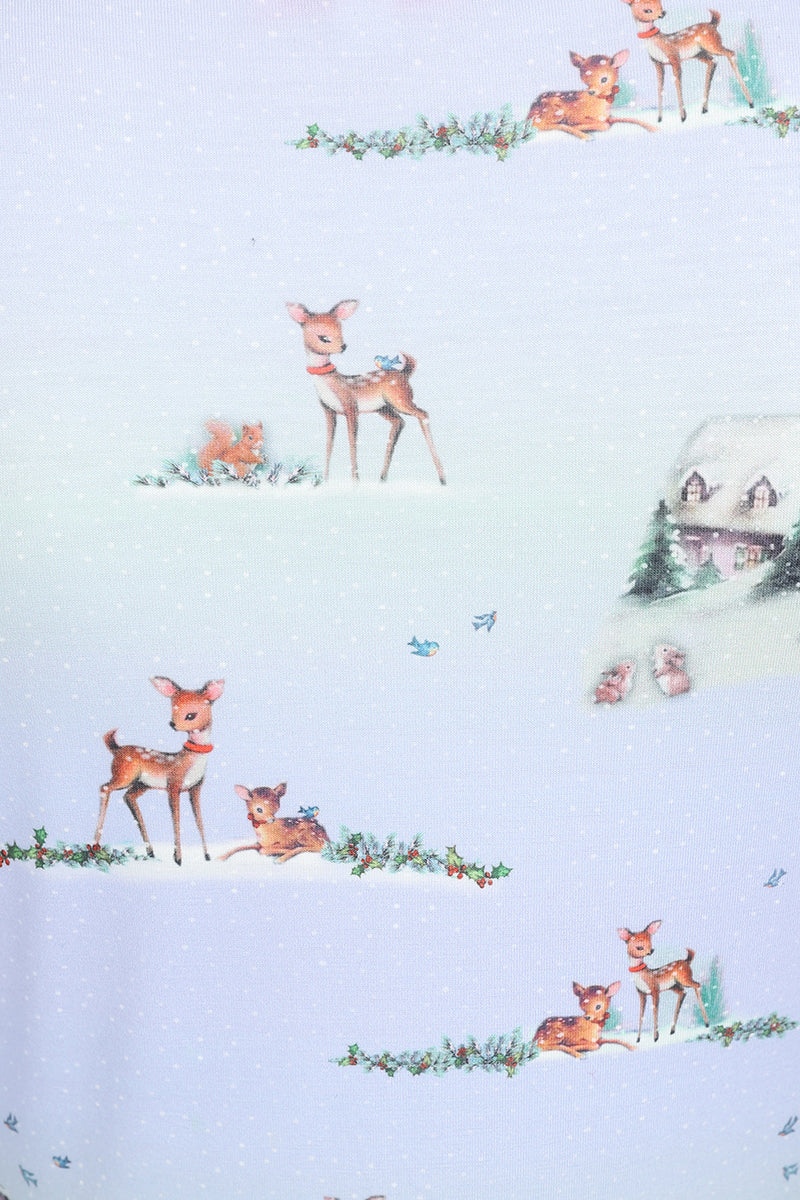 Deers in the Snow Dress