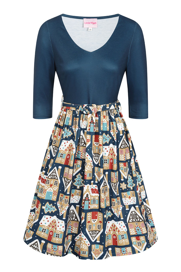 Olivia Gingerbread House Dress