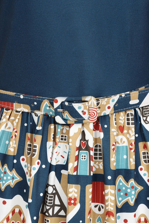 Olivia Gingerbread House Dress