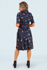 Dina Wild Birds Dress