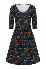 Olivia Dino Jersey Dress