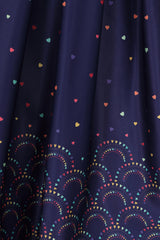 Avery Scallop Rainbow Dress