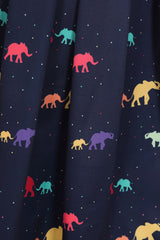 Piper Rainbow Elephants Dress