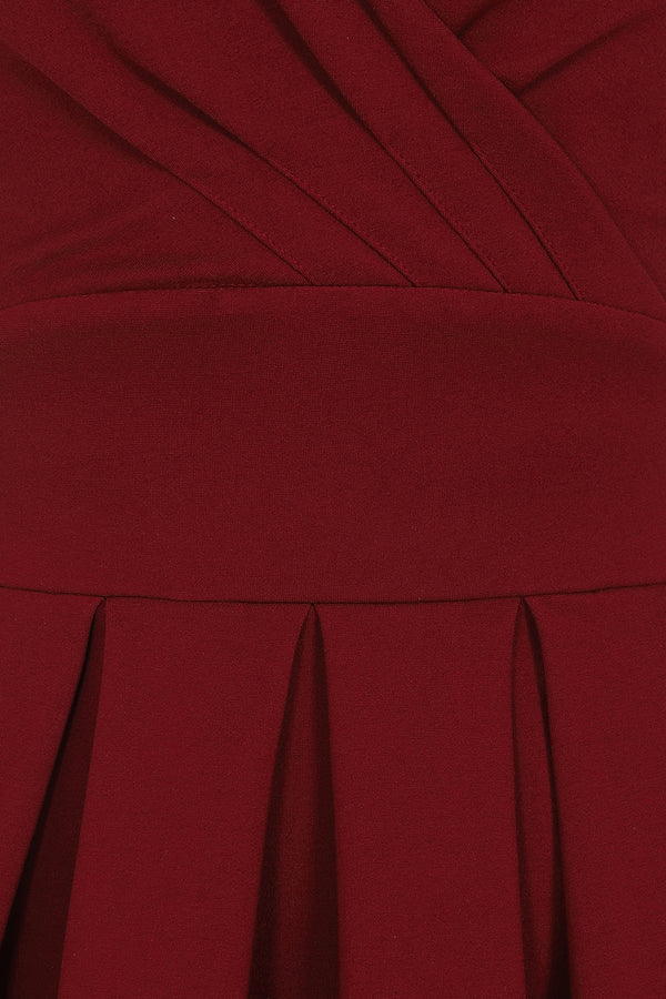 Monroe Burgundy Dress