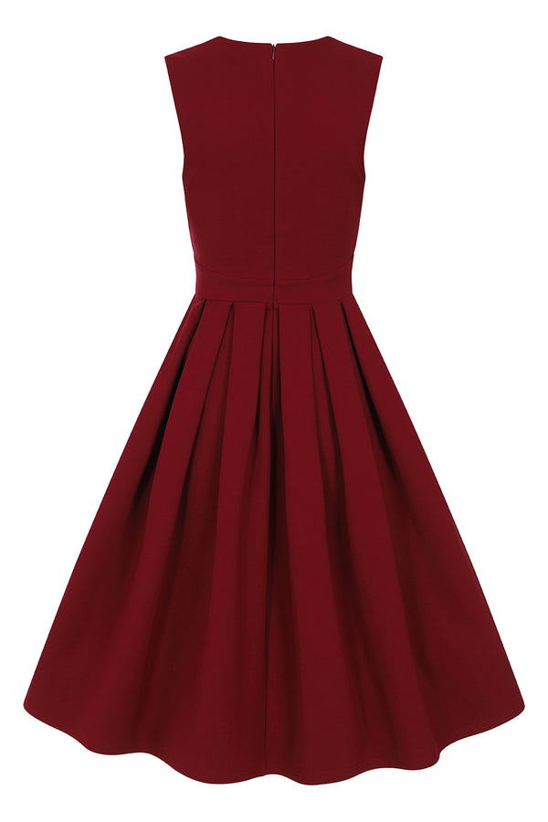 Monroe Burgundy Dress