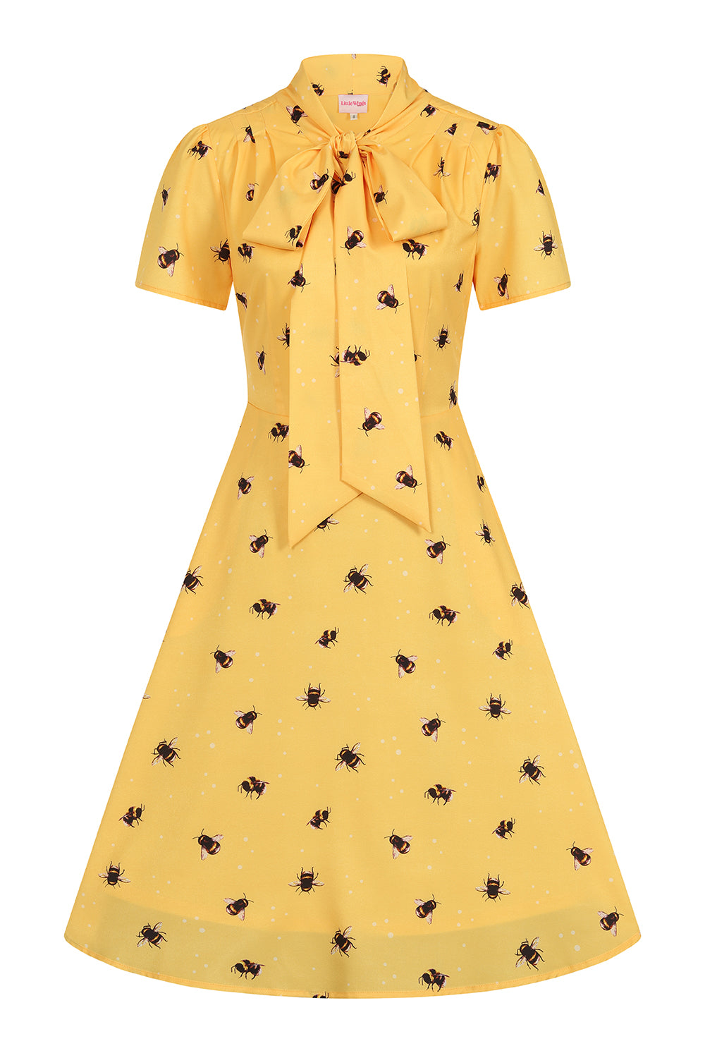 Bea Bumble Bee Polka Dress – Little Wings Factory