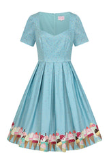 Avery Ice Cream Border Dress