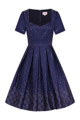 Avery Scallop Rainbow Dress