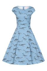 Sofia Dino Blue Dress