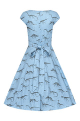 Sofia Dino Blue Dress