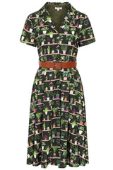 Leonnie Succulent Bookcase Dress