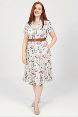 Leonnie Pastel Fairground Dress