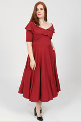 Gina Red Dress