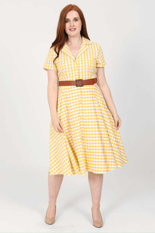 Leonnie Yellow Dress