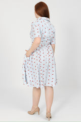 Dina Cherry Gingham Dress